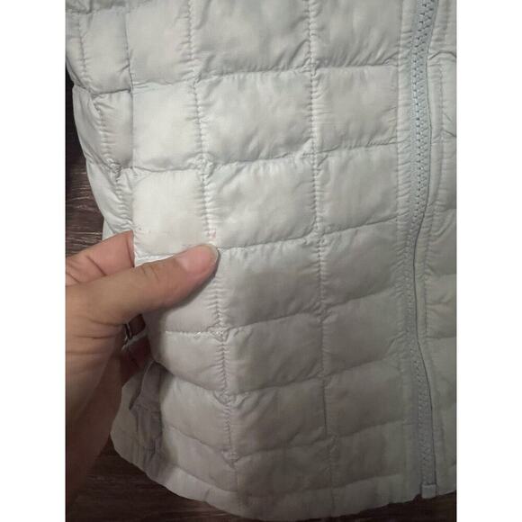 The North Face Jacket Girls Thermoball Quilted Outdoor Light Green S 7/8 - Picture 5 of 11